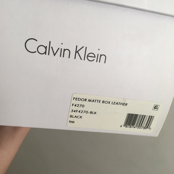Men’s Calvin Klein Black Leather Dress Shoe main image 6